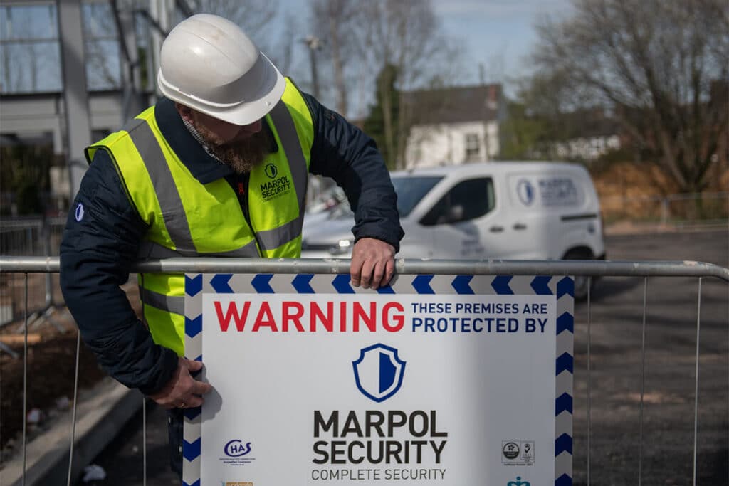 Construction site security