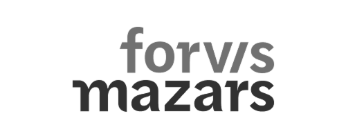 Forvis Mazar logo B&W