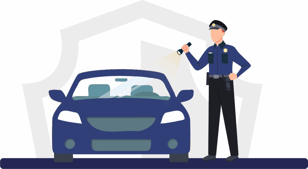 Mobile patrol inspection graphic