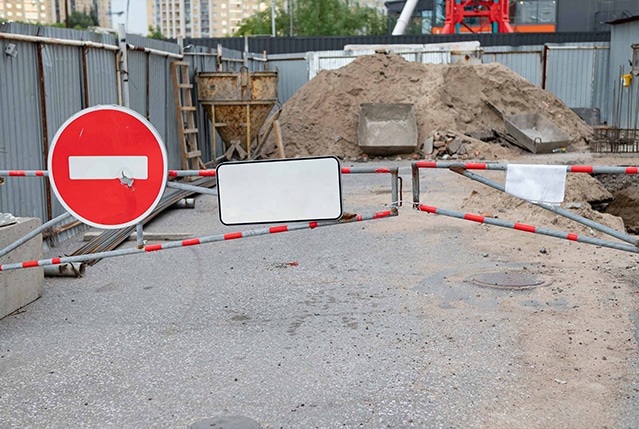 Temporary-gate