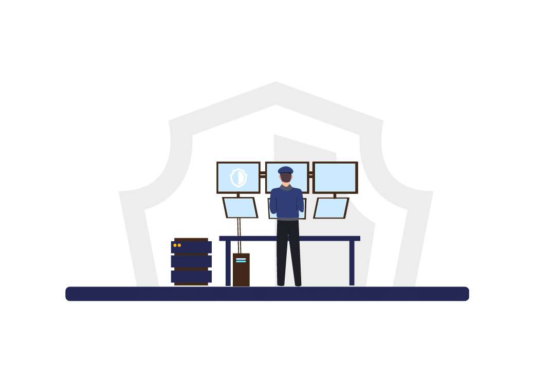 peace of mind, CCTV monitoring graphic